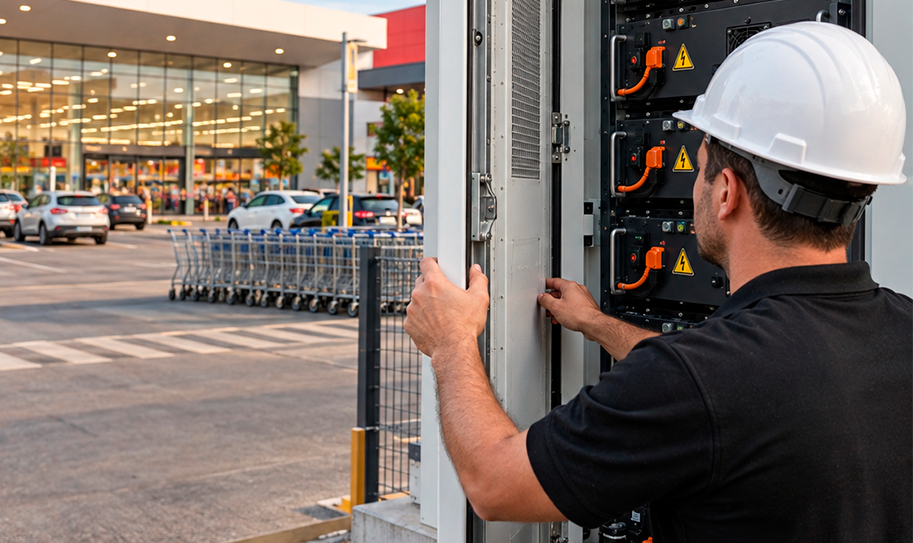 BESS para supermercados: mais controle, autonomia e eficiência na gestão de energia