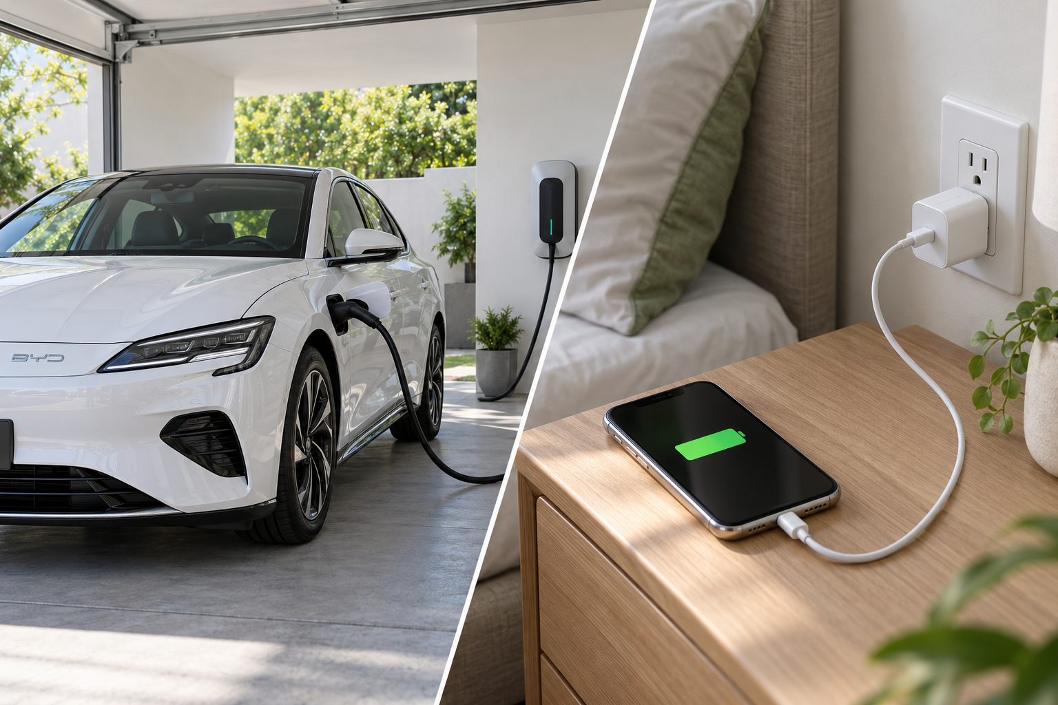 Por que carros elétricos e celulares carregam mais devagar perto de 100%?